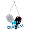 Diadem Racket & Paddle Ornament