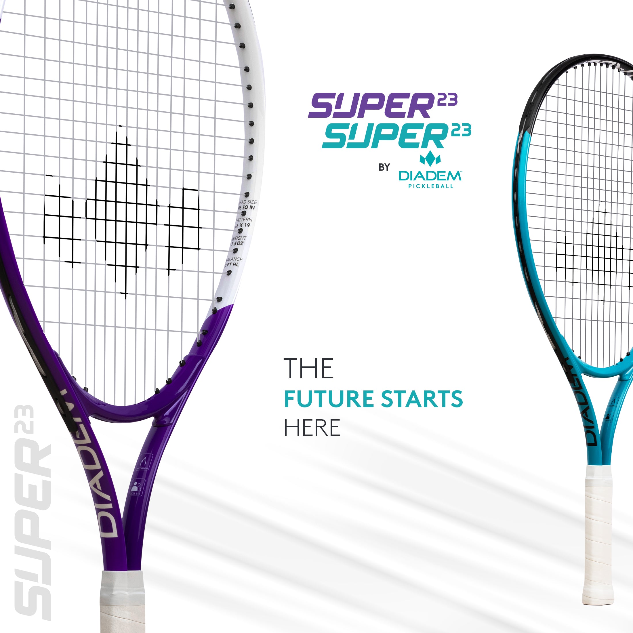 Diadem Super 23 Junior Racket - Diadem Sports