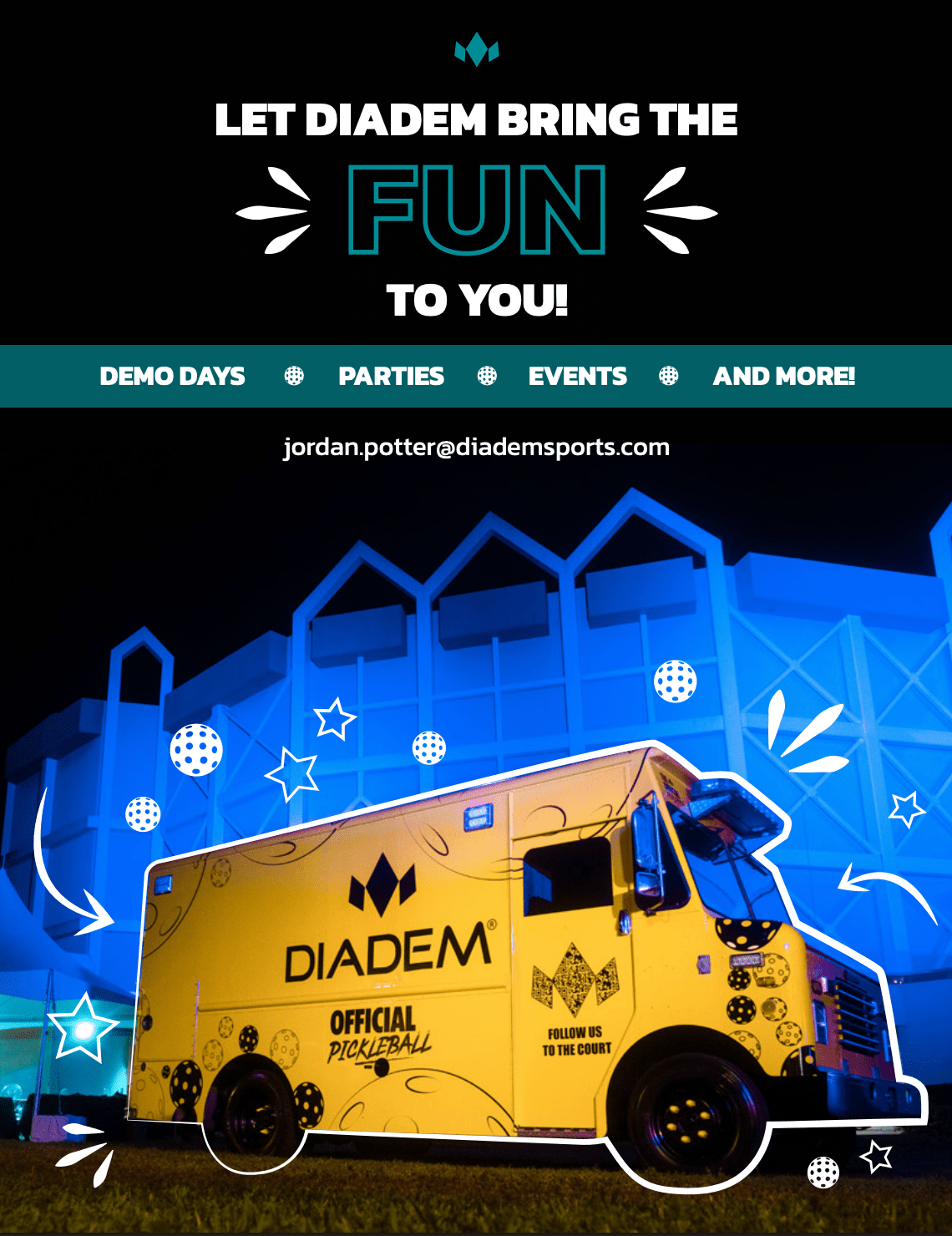 Rolling Through March with Our Pickleball Truck Tour - Diadem Sports