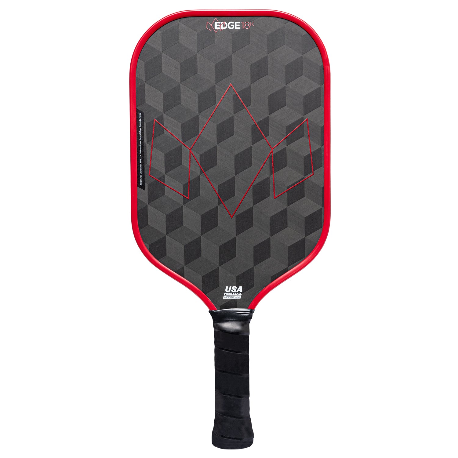 ピックルボールパドル Diadem Edge Carbon USAPA承認 18K_back_facing_37bd6fa1-535a-