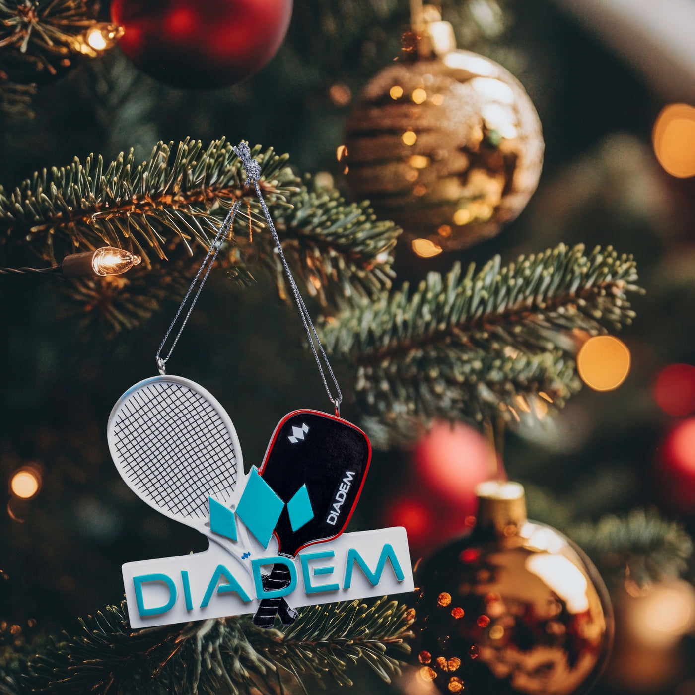 Diadem Racket & Paddle Ornament