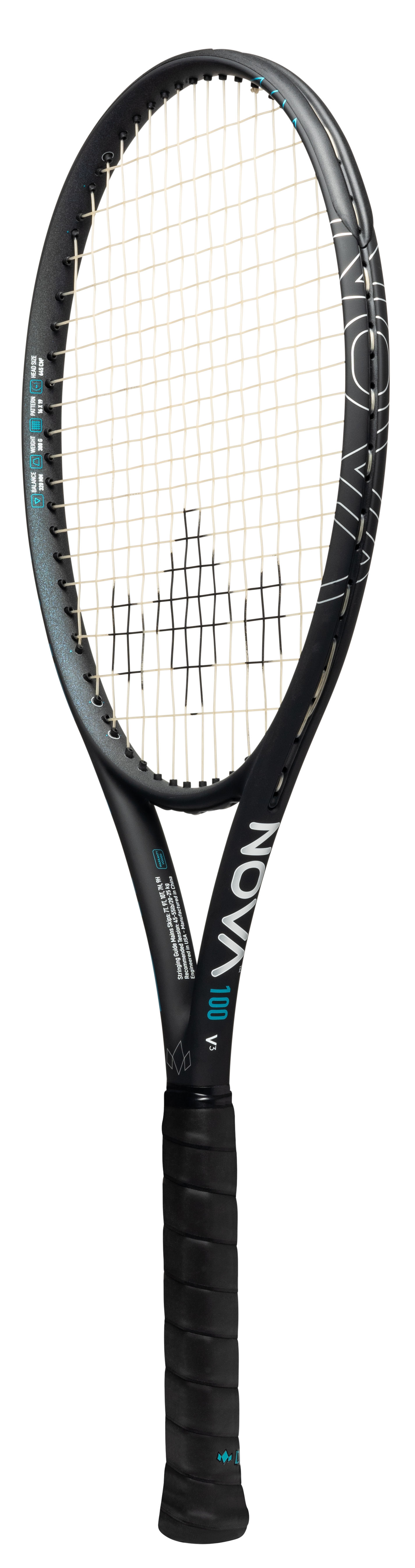 ラケット(硬式用) DIADEM NOVA 100 V3 Nova_V3_strings0107_100-angle-