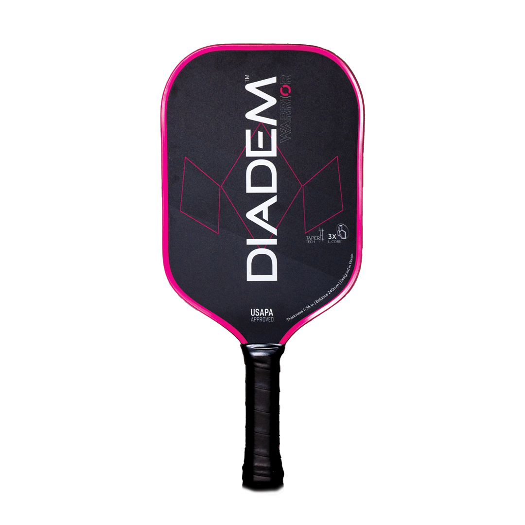Diadem Warrior Pickleball Paddle | Carbon Fiber Face | Spin