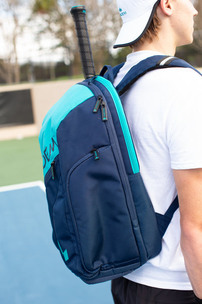 Diadem Tour Backpack Elevate Racket Bag (Teal/Navy) - Diadem Sports