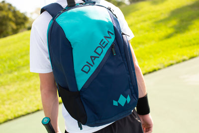 Diadem Tour Backpack Elevate Racket Bag (Teal/Navy) - Diadem Sports
