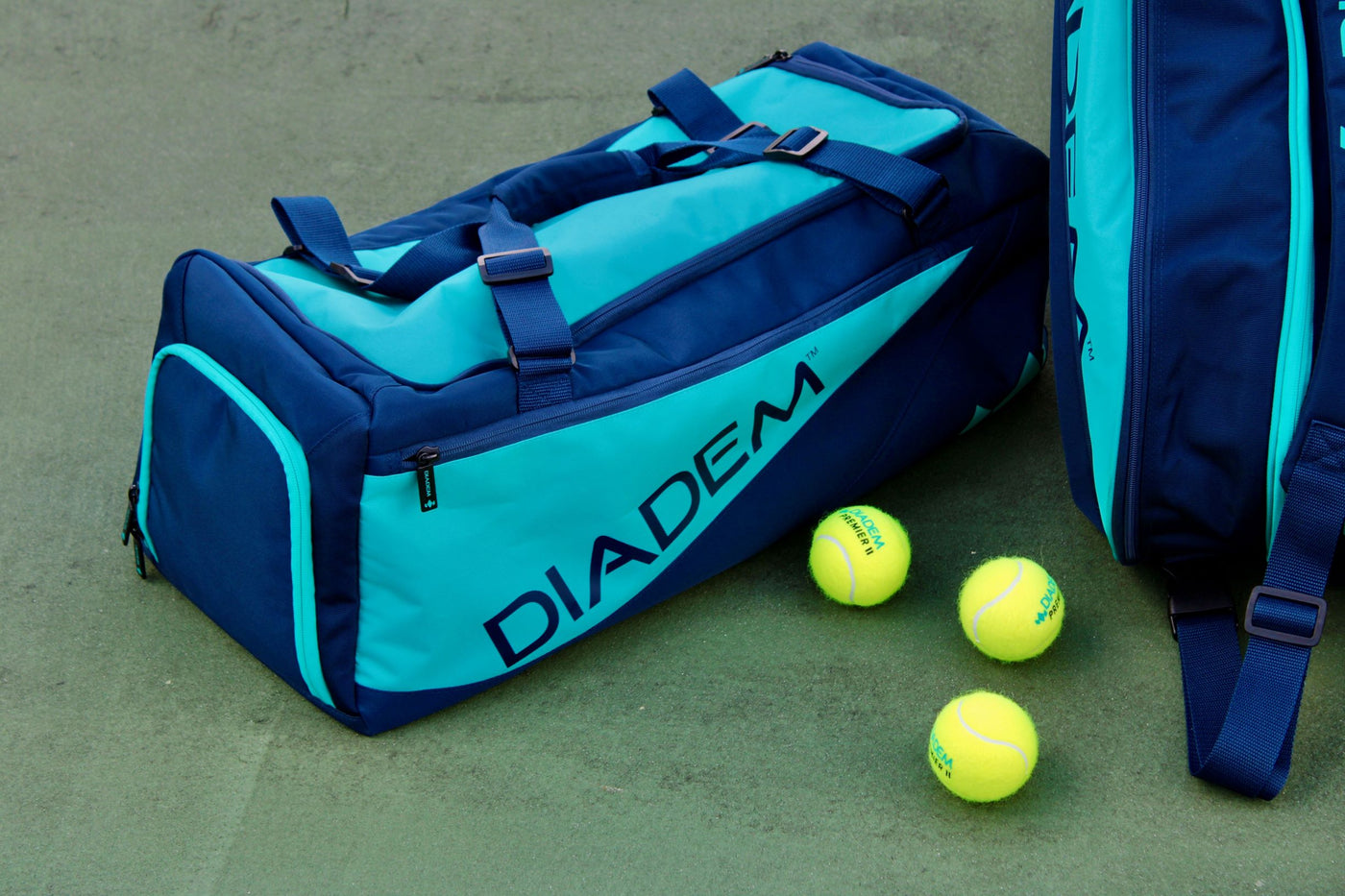 Diadem Tour Elevate Duffel Bag (Teal/Navy) - Diadem Sports