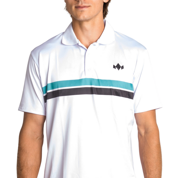 MOONSHOT #FR2GOLF ストライプホワイトポロシャツ 2XL MOONSHOT #FR2GOLF ストライプホワイトポロシャツ 2XL - メルカリ