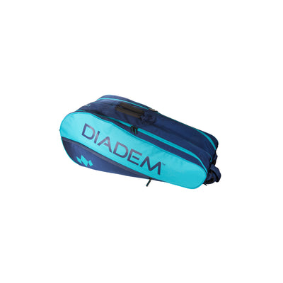 Diadem Tour 9 Pack Elevate Racket Bag (Teal/Navy) - Diadem Sports